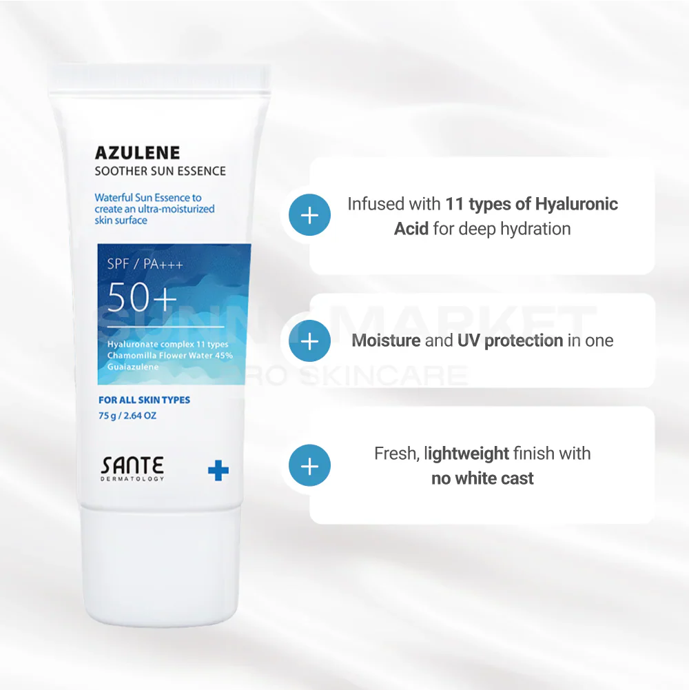 Dr.SANTE Dermatology Azulene Soother Sun Essence 75ml