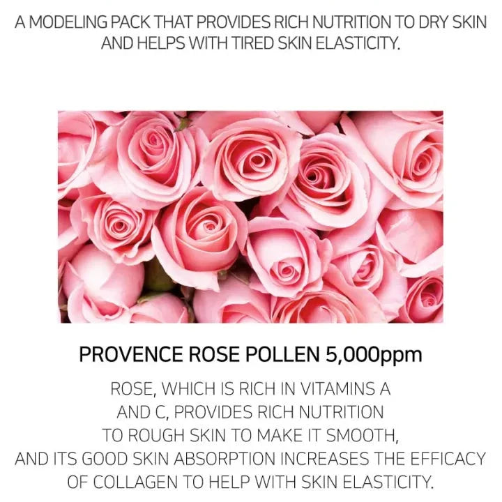 MediFlower Rose Collagen Nature Modeling Pack Algea Mask 500g