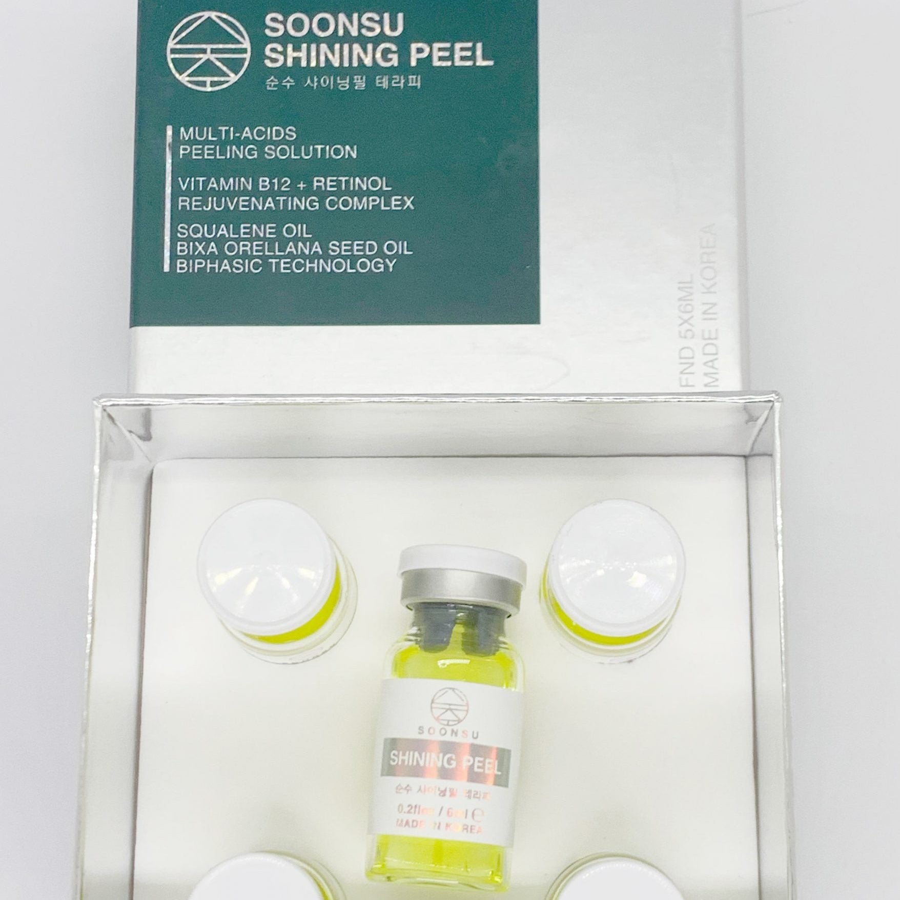 Soonsu Shining Peel 6ml x 5ks - Chemický peeling
