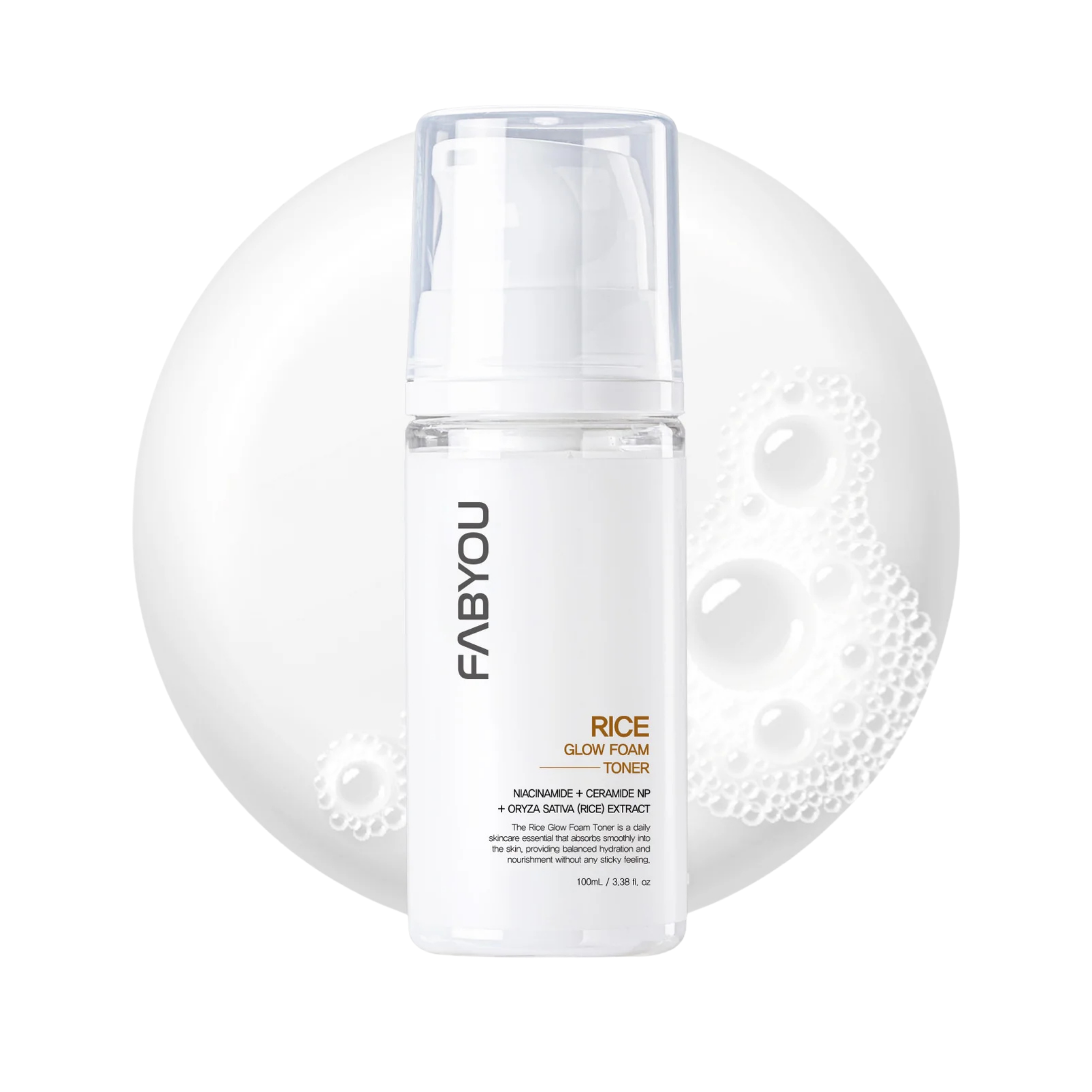 FABYOU Rice Glow Foam Toner 100ml