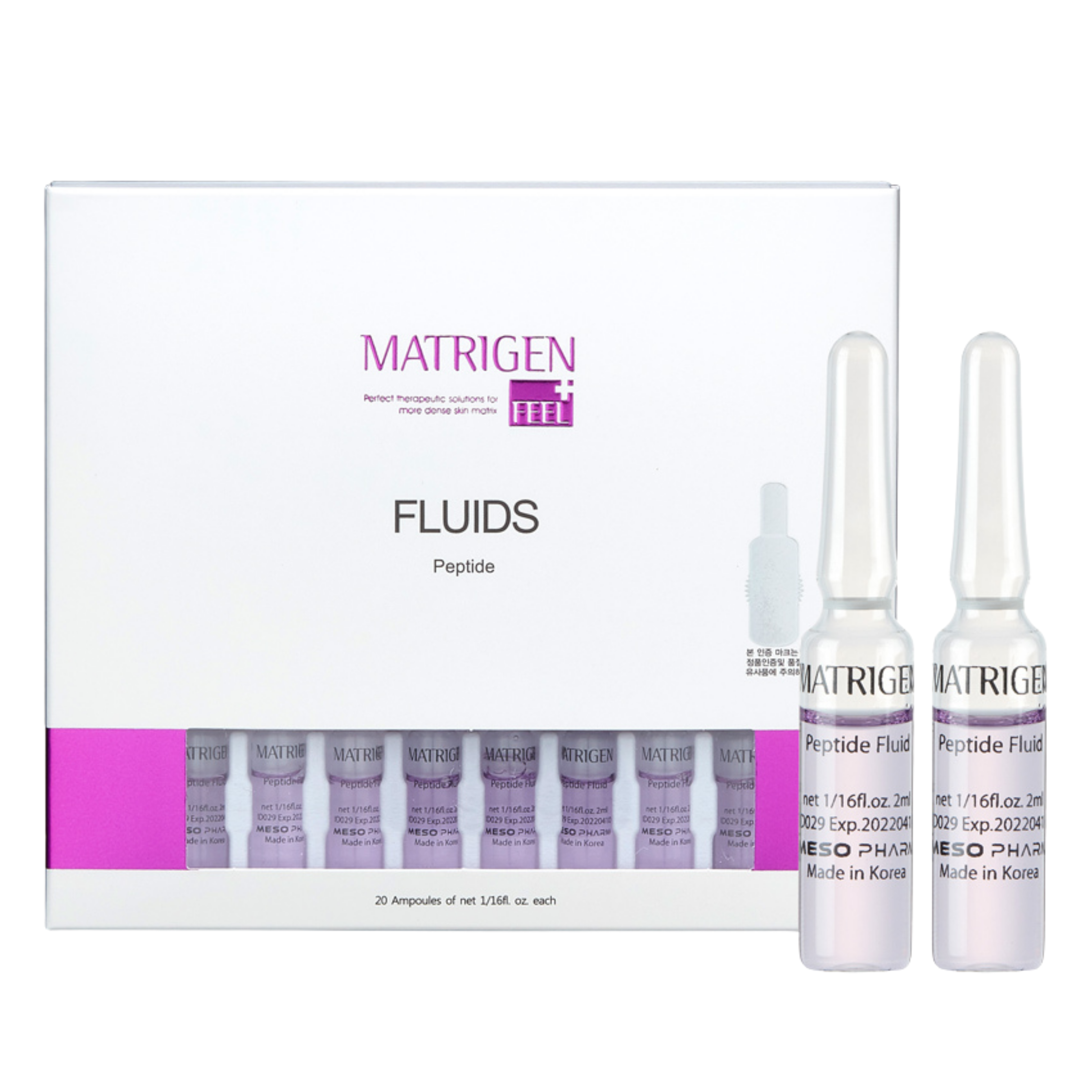 Matrigen Peptide Fluids 2mlx20ks