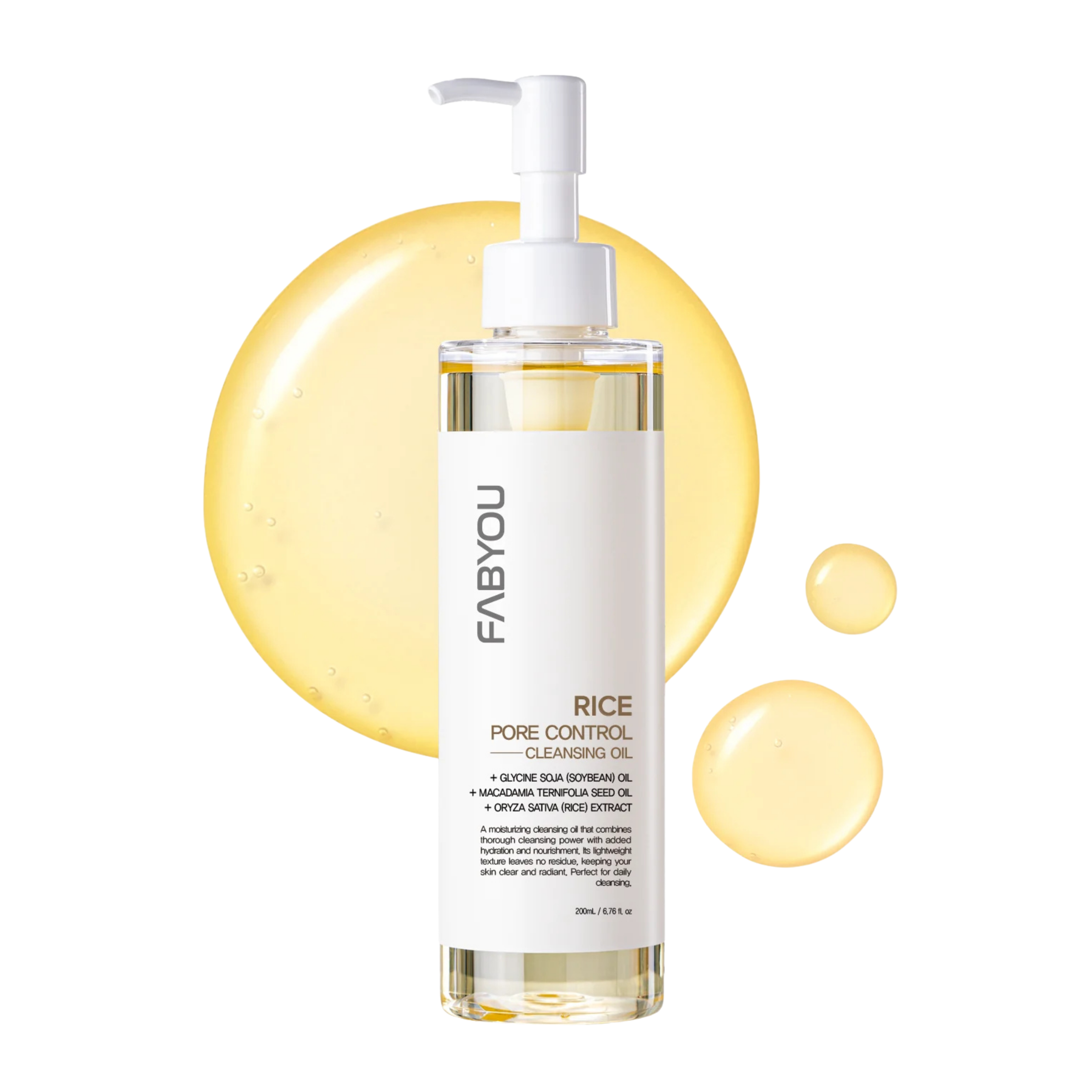 FABYOU Rice Pore Control Cleansing Oil 200ml