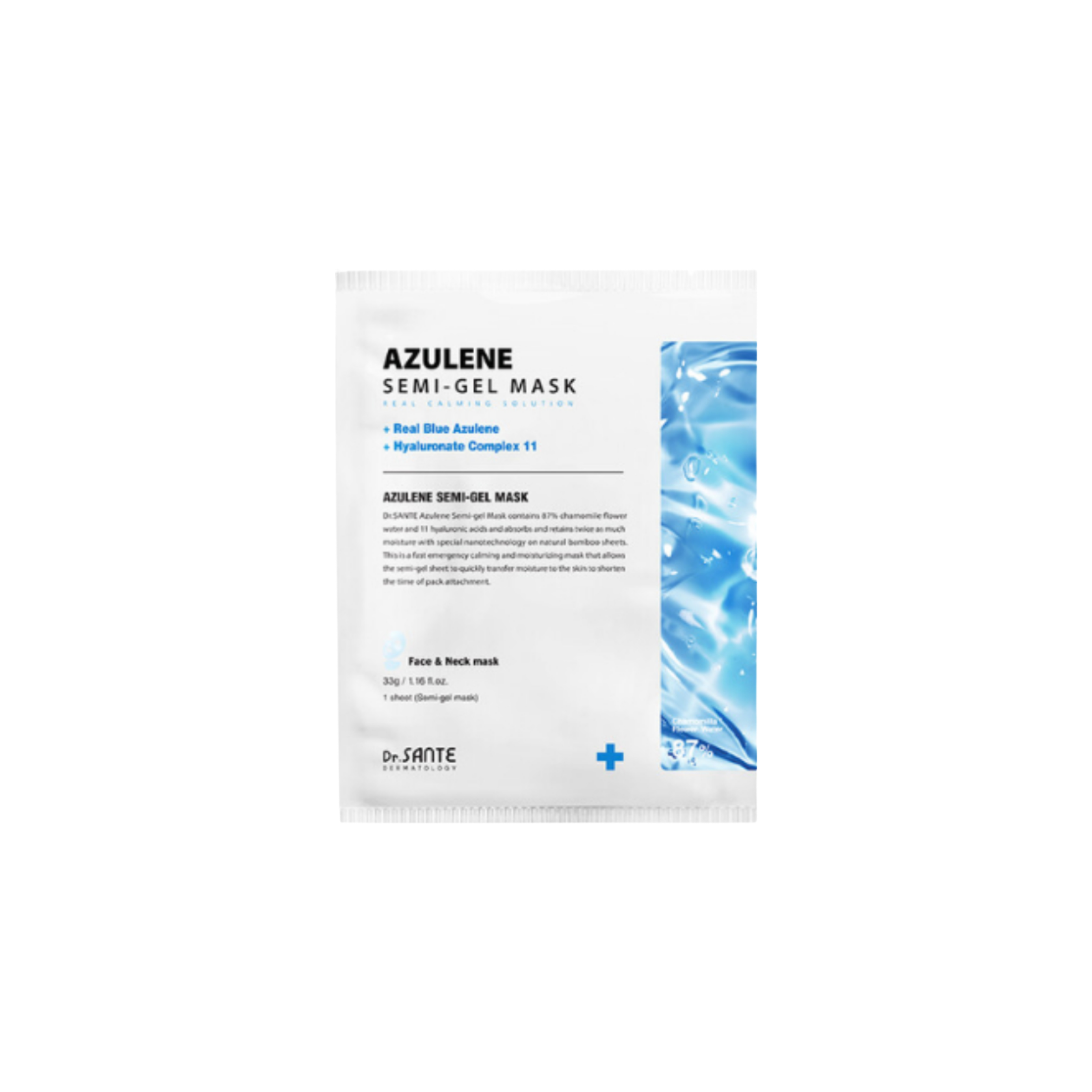 Dr. SANTE Dermatology Azulene Semi-gel Mask 1 box (30g x 10ks)