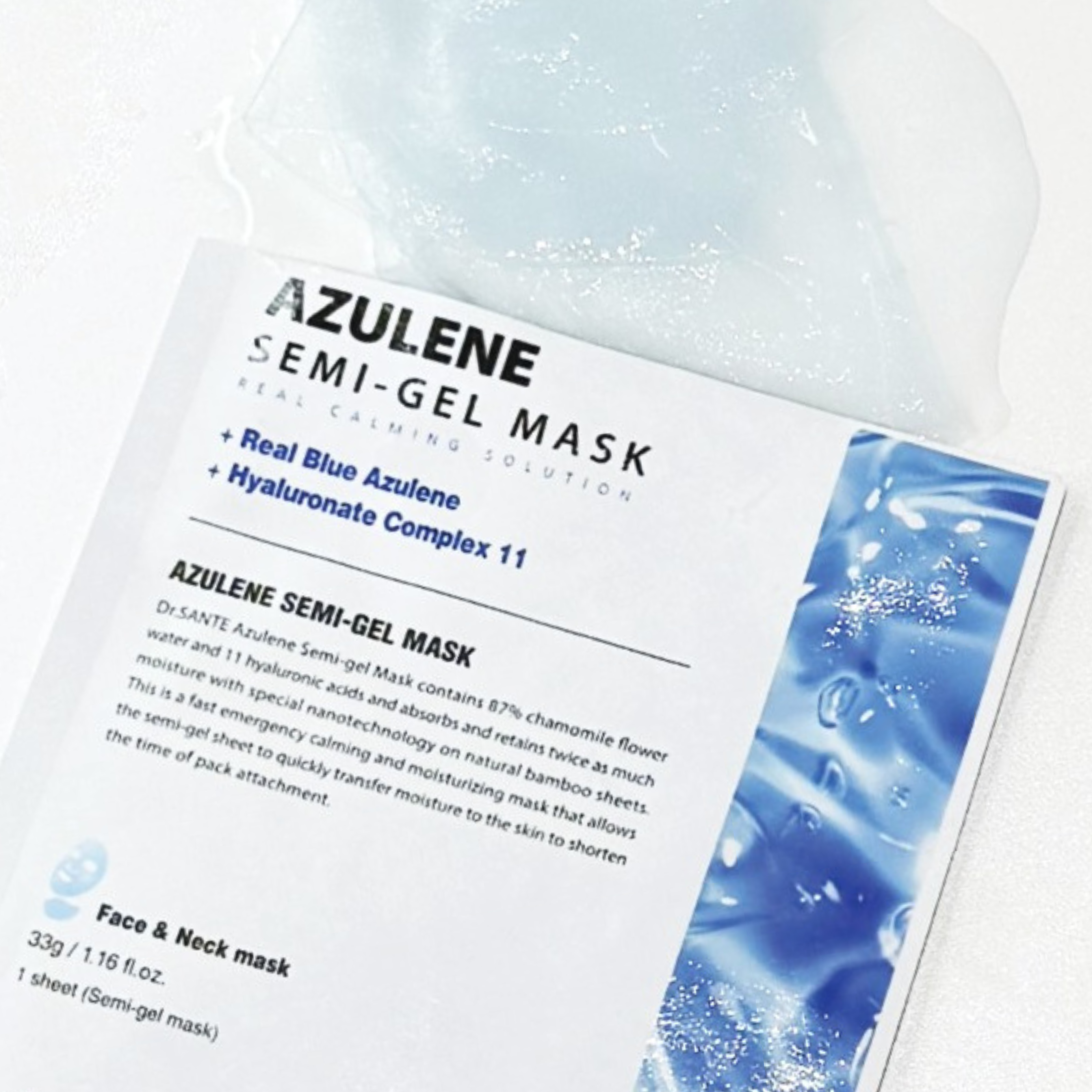 Dr. SANTE Dermatology Azulene Semi-gel Mask 1 box (30g x 10ks)