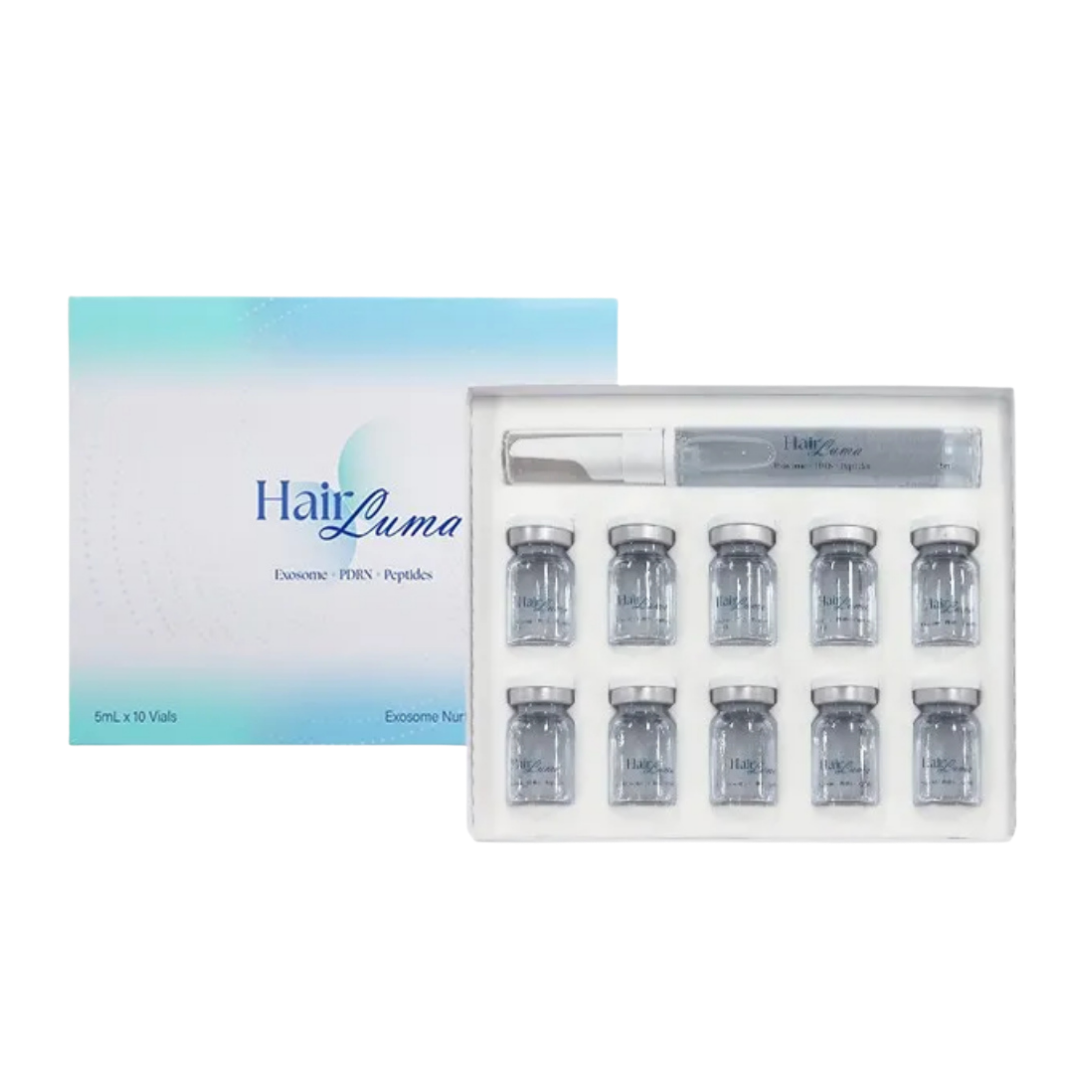 Hair Luma 5ml × 10ks + Moisturizer 15ml